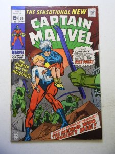 Captain Marvel #20 (1970) VG Condition