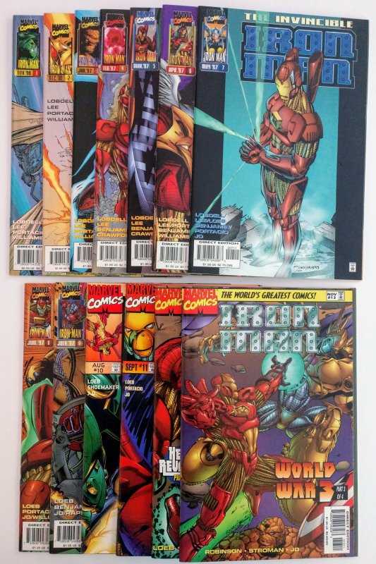 IRON MAN V2 1-13 13 LOT, HIGH GRADE