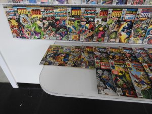 Huge Lot 150 Low Grade Comics W/ Captain America, Defenders, Iron Man See desc