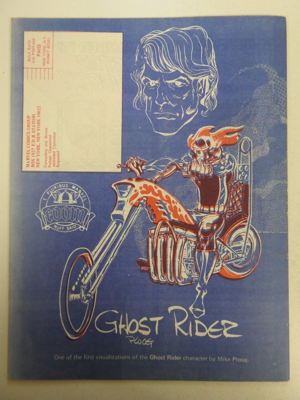 FOOM #7 (1974) A Marvel Celebration! Beautiful VF Condition!