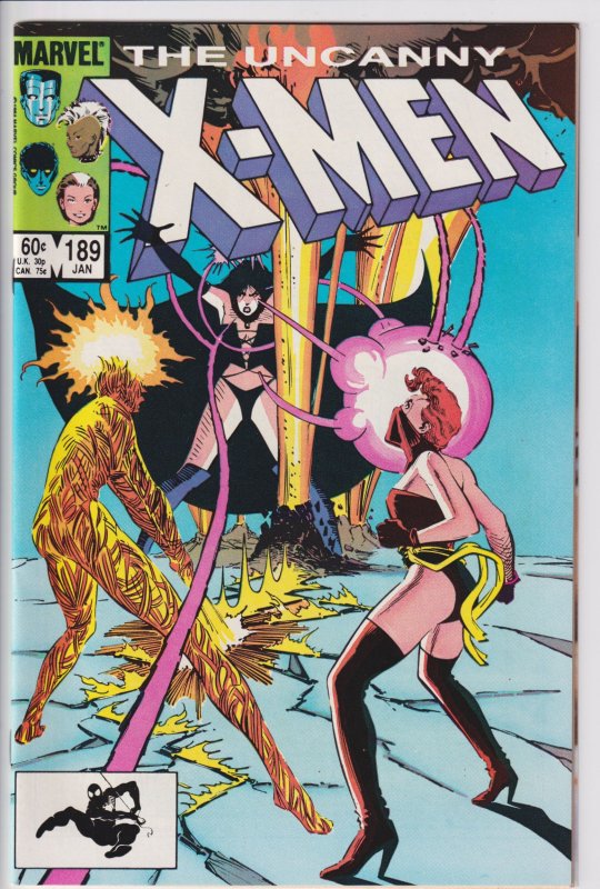 X-MEN #189 (Jan 1985) NM- 9.2 white!