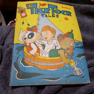 Tick Tock Tales #3 1946-ME-early funny animals-Mugsey Mouse-Golden age precode