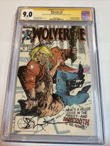 Wolverine (1989) # 10 (CGC 9.0) Signed Chris Claremont * Bill sienkiewicz