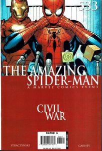 Amazing Spider-Man #533 J. Michael Straczynski Iron Man NM