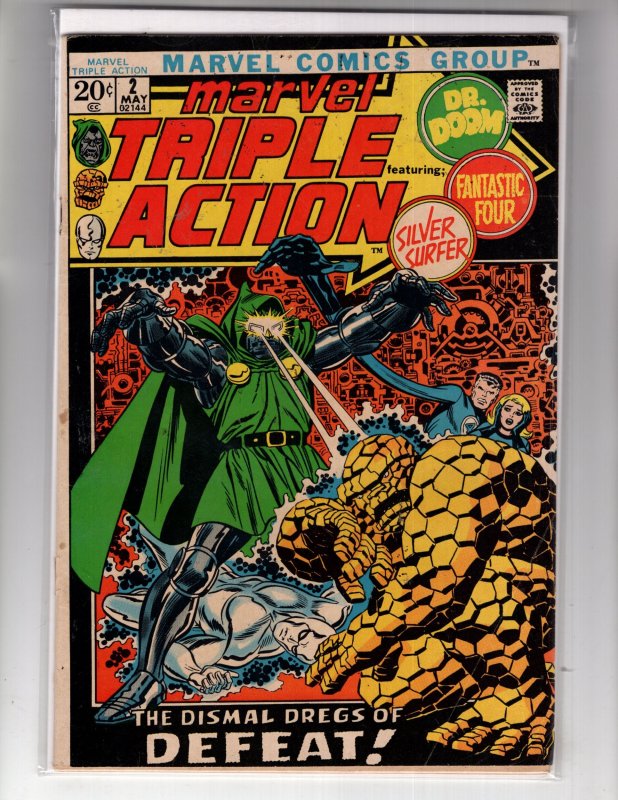 Marvel Triple Action #2 (1972) SILVER SURFER ~ DR DOOM  / ID#22