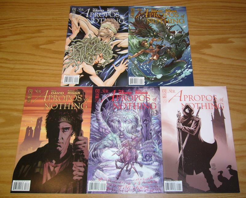 Sir Apropos of Nothing #1-5 VF/NM complete series peter david - all B variants