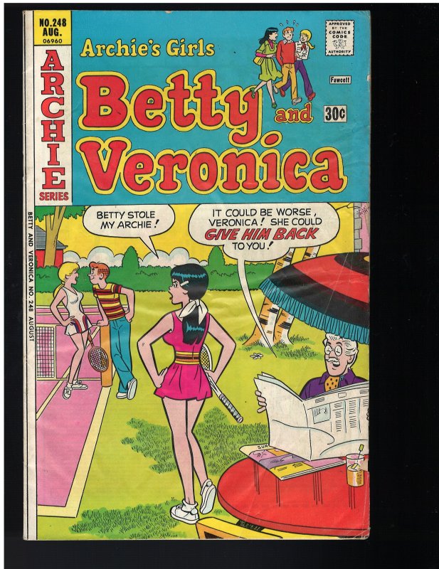 Archie's Girls Betty and Veronica #248 (1976)