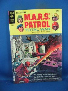 MARS PATROL TOTAL WAR 6  F VF   1968 GOLD KEY