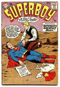 SUPERBOY #106 comic book 1963-DC COMICS-KRYPTO vg