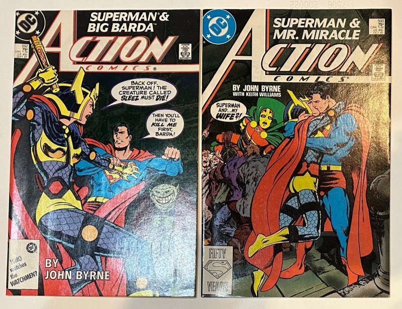 (1987) Action Comics #592-593 Big Barda Sex Tape Story! Mister Miracle!