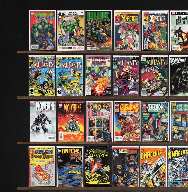 Huge Lot 140+ Comics with Detective Comics, Black Panther & More!