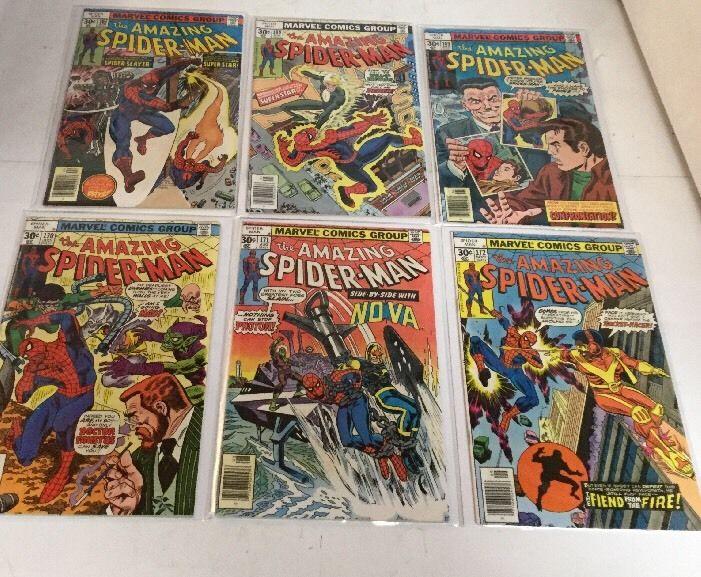 The Amazing Spider-Man 143-197 29 Book Lot Set Run See Description 6.0-8.0