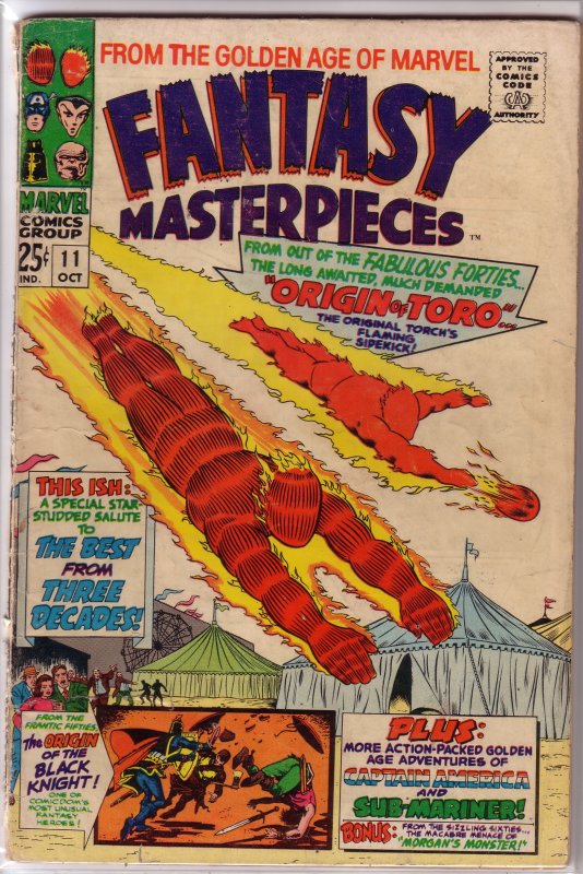 Fantasy Masterpieces   vol. 1   #11 GD (rep. CA #10, HT #1) Human Torch