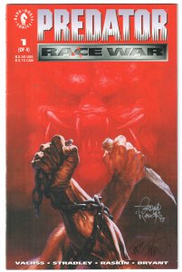 Predator: Race War #1 (1993) Signed by artist Jordan Raskin
