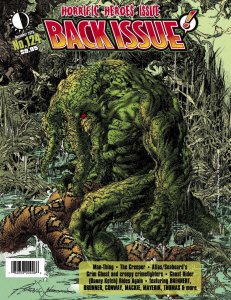 Back Issue #124 VF ; TwoMorrows | Man-Thing Horrific Heroes Magazine