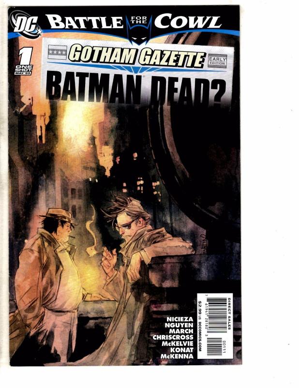 5 Batman One Shots Battle For Cowl Commissioner Dead Underground Man-Bat +++ J47