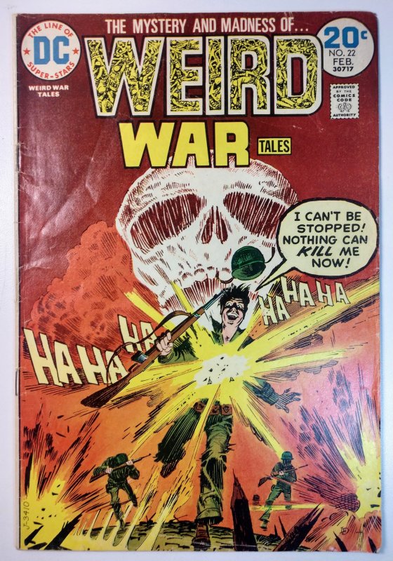 Weird War Tales #22 (3.0, 1974)