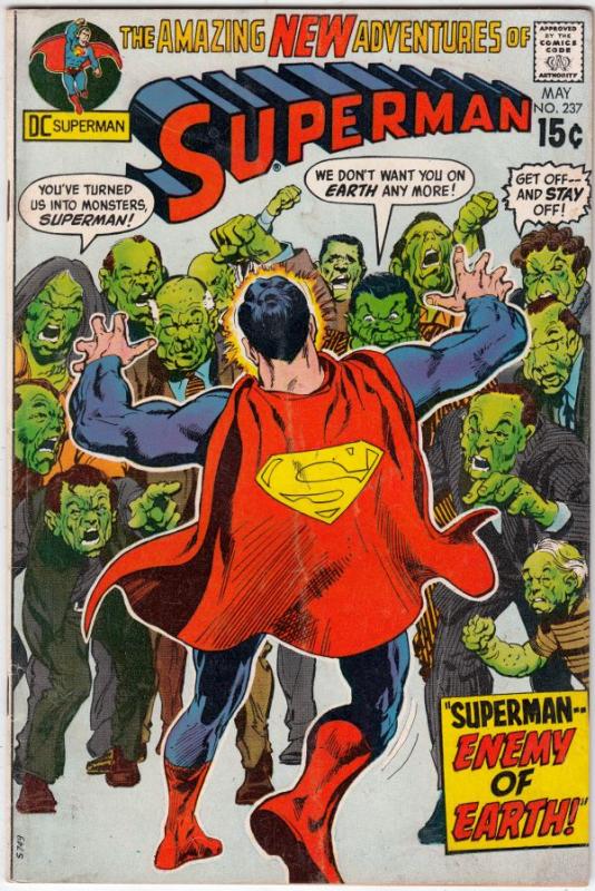 Superman #237 (May-71) VG Affordable-Grade Superman, Jimmy Olsen,Lois Lane