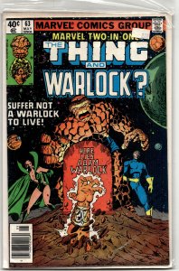 Marvel Two-in-One #63 (1980) Warlock