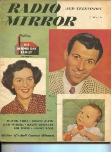 Radio And Television Mirror-Gracie Allen-Kate Smith-Dale Banks-June-1949