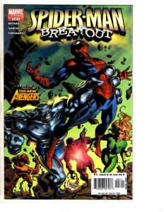 Lot Of 7 Marvel Comics Spider-Man Breakout 1 2 3 4 Team Up 5 House Of M 1 2 TW61