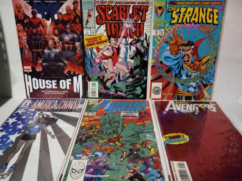 ILLUMINATI #1+HOUSE OF M, DR. STRANGE, WEST COAST #61,100, S. WITCH #1 - 7 BOOKS