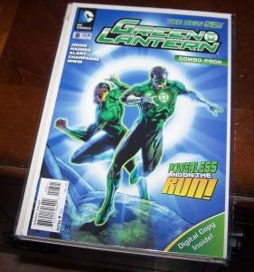 GREEN LANTERN # 8  COMBO PACK EDITION . NEW 52  SINESTRO