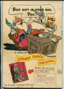 Looney Tunes #87-1949-Dell-Santa Claus-Bugs Bunny-Porky Pig-Christmas-VG