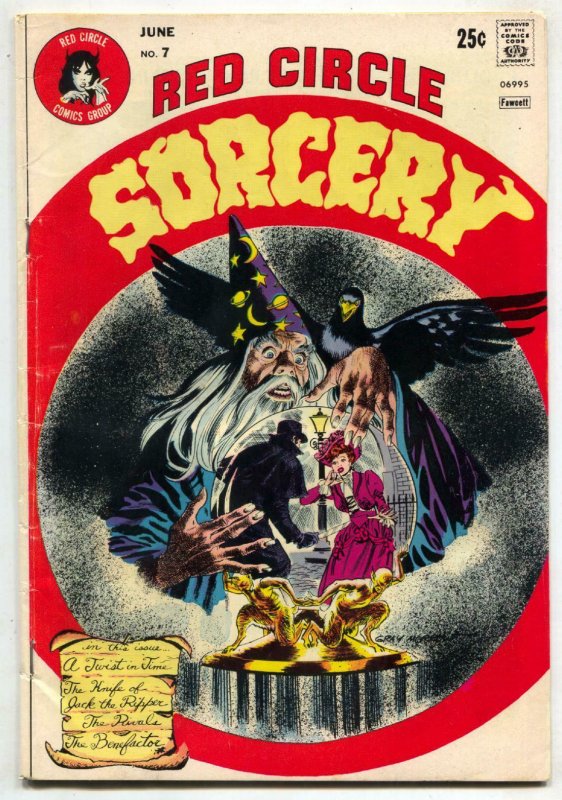 Red Circle Sorcery #7 1974- Gray Morrow- Horror VG