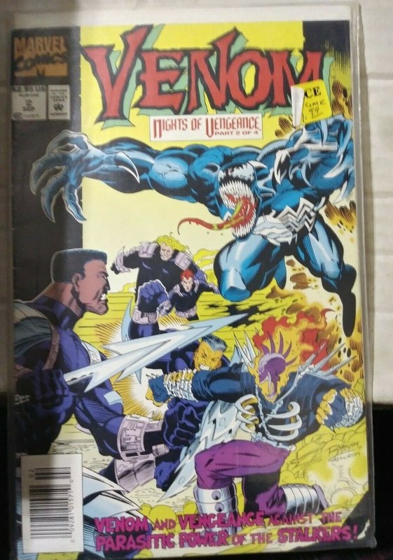 VENOM- NIGHTS OF VENGEANCE  # 2   1994 marvel  MINI SERIES + 