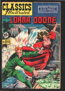 Classics Illustrated #32-HRN 85 1940's-Lorna Doone-Matt Baker cover and story...