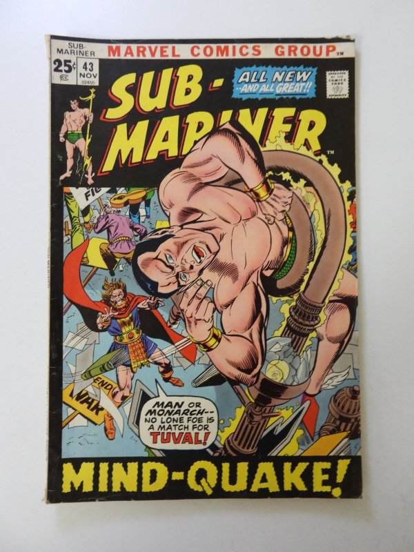 Sub-Mariner #43 VG/FN condition 1/2 spine split