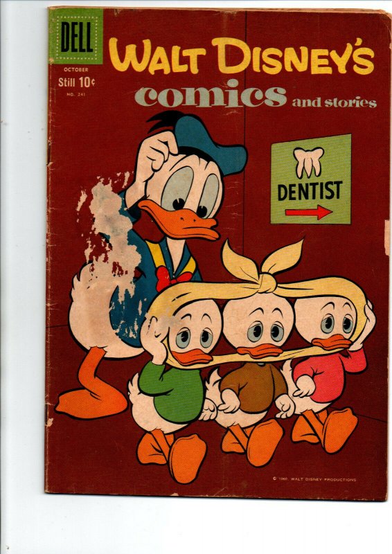 Walt Disney's Comics and Stories #241 - Dell - 1960 - Very Good