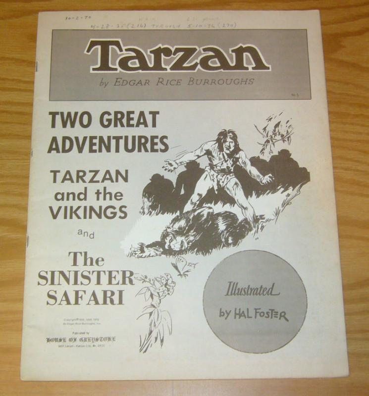 Tarzan Sunday Page Folio #5 FN edgar rice burroughs - hal foster - bibliophiles