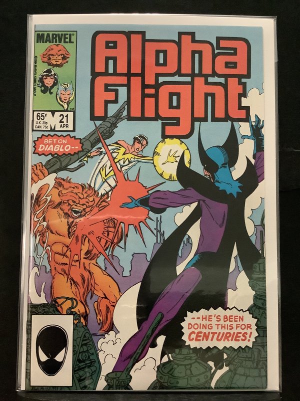 Alpha Flight #21 Direct Edition (1985)