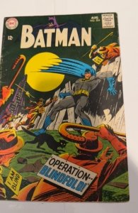 Batman #204 (1968)operation blindfold - staining/foxxing/spotting