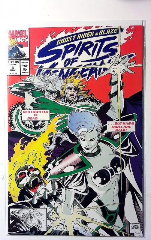Ghost Rider/Blaze: Spirits of Vengeance #4 (1992) Marvel Comics 1st Print Comic