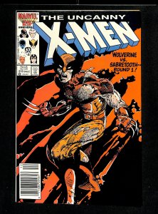 Uncanny X-Men #212 VF+ 8.5 Wolverine Vs. Sabretooth!