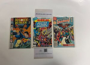 3 Justice League of America DC Comics Books #66 194 Annual #3 61 SM11