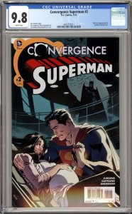 Convergence Superman #2 (2015) CGC 9.8 NM/M 1ST APPEARANCE JONATHAN SAMUEL KENT