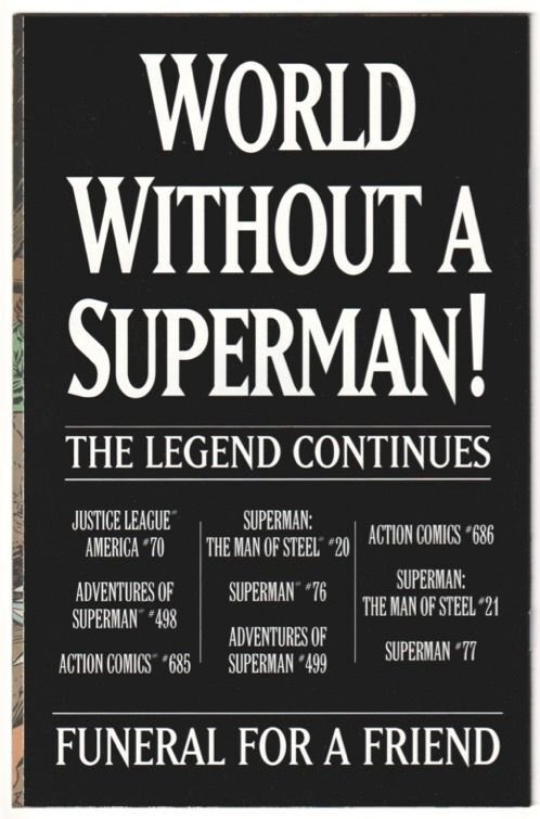 Superman #75 (1993) 1st printing,  Death of Superman