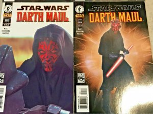 DARTH MAUL#1-4 VF/NM LOT 2000 STAR WARS DARK HORSE COMICS