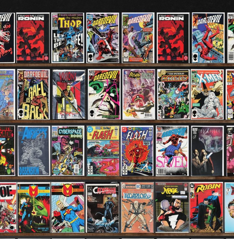 Huge Lot 150+ Comics with Daredevil, Suicide Squad, Laugh, The Shadow & More!