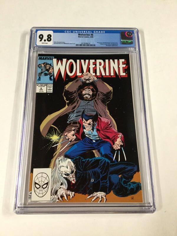 Wolverine 6 Cgc 9.8 White Pages 1988 Series