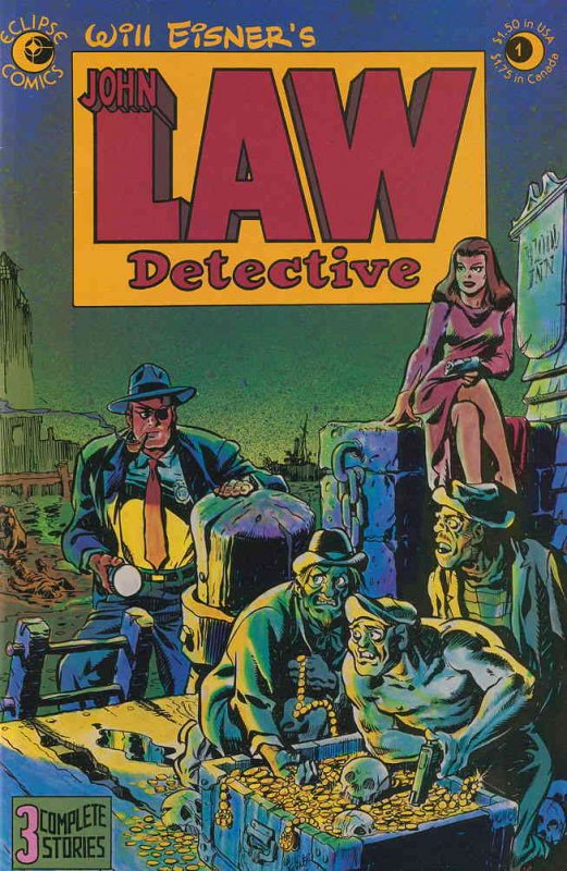 John Law Detective #1 VF ; Eclipse | Will Eisner