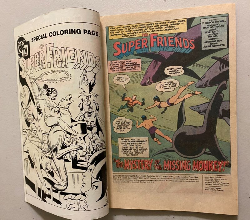 Super Friends Special #1 DC (4.0 VG) (1981)