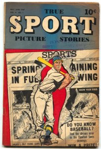 True Sport Picture Stories Vol 4 #1 1947- Golden Age VG