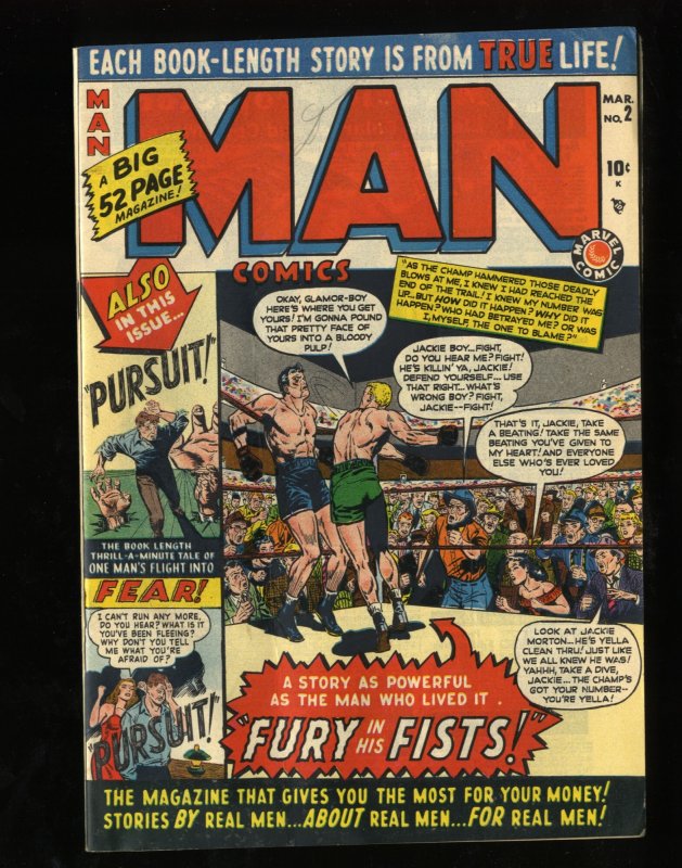 Man Comics #2 VG/FN 5.0