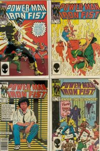 Powerman & iron fist comic from:#80-121 24 diff avg 7.0 range 6.0-8.0 (1982-86)