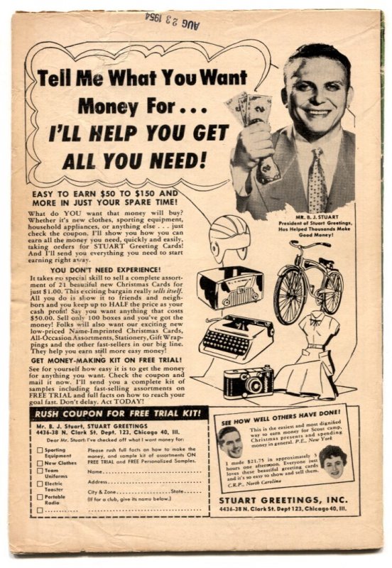 Jesse James #20  1954 - Avon  -VG - Comic Book